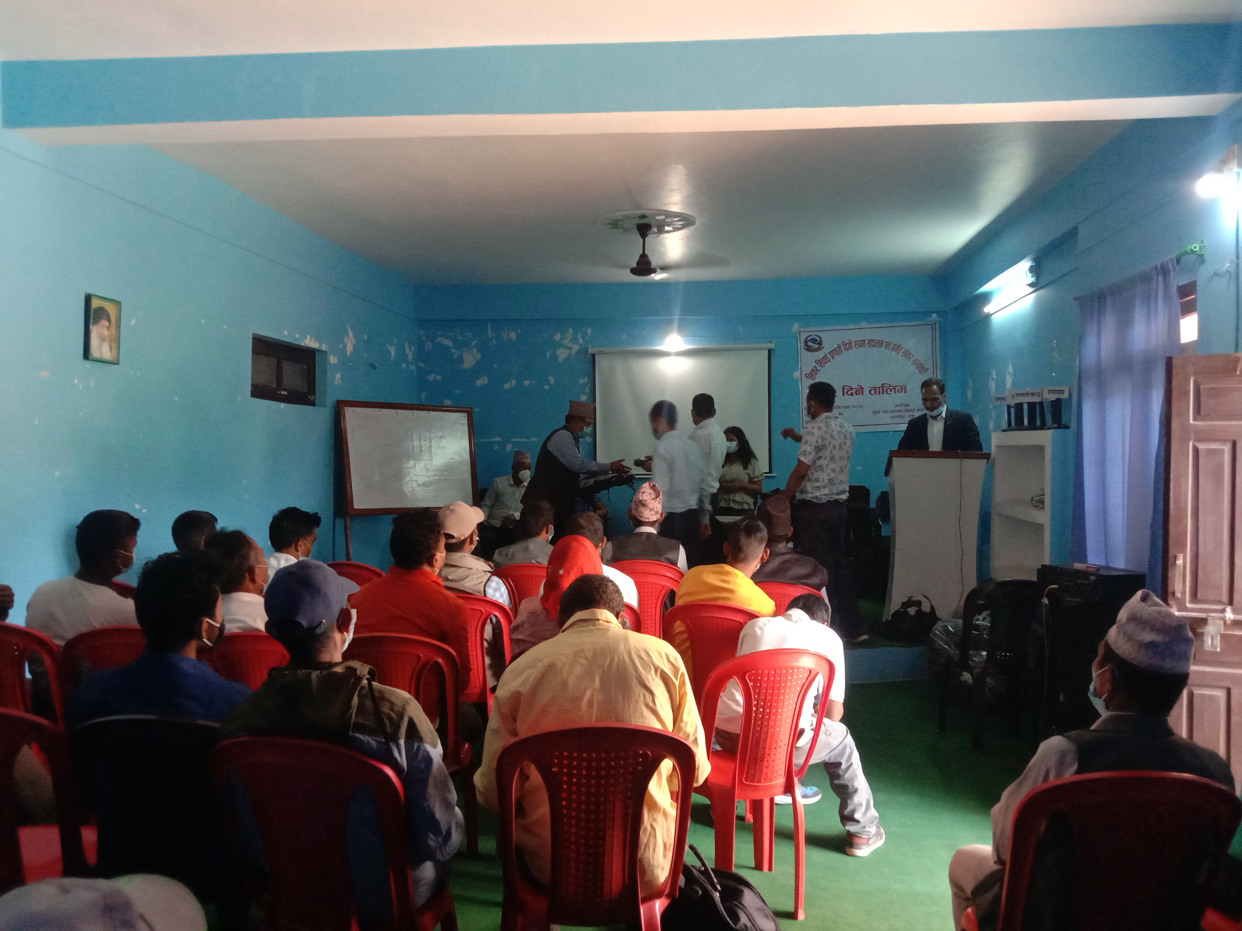 लिफ्ट सिंचाइ दिगो रुपमा संचालन तथा मर्मत सम्भार विषयक २ तालिममा सहभागीहरुका फोटोहरु